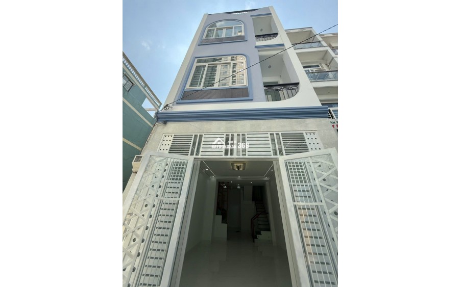 NHÀ 4 TẦNG MỚI XÂY, HẺM 6m, QUẬN 8, GẦN VÕ VĂN KIỆT, 4x11m, NHỈNH 6tỷ